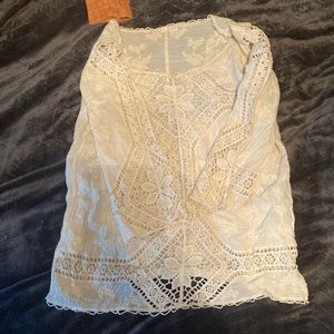 Lacey cute Hint of Mint cover-up!